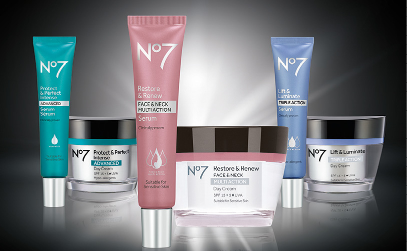 No 7 face care products