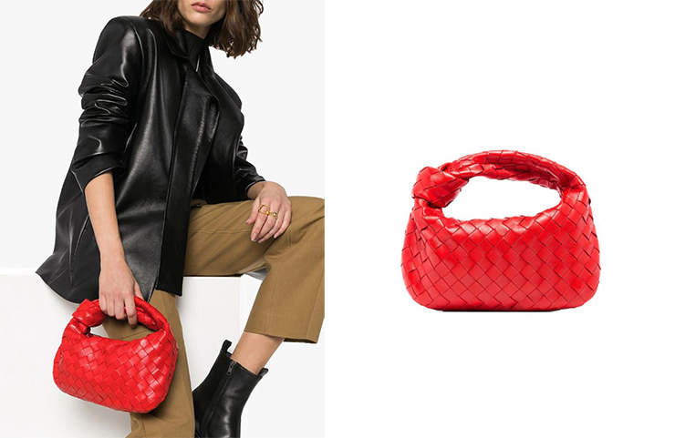 Bottega Veneta Mini BV Jodie Leather Bag
