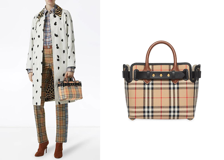 Burberry Mini Vintage Check Bag