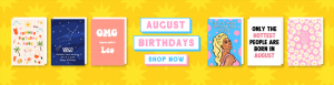 Scribbler: August Birthday Cards & Free Delivery Code